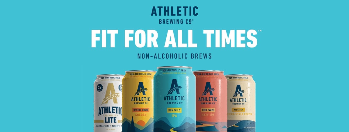 Athletic Brewing Company brewery banner image