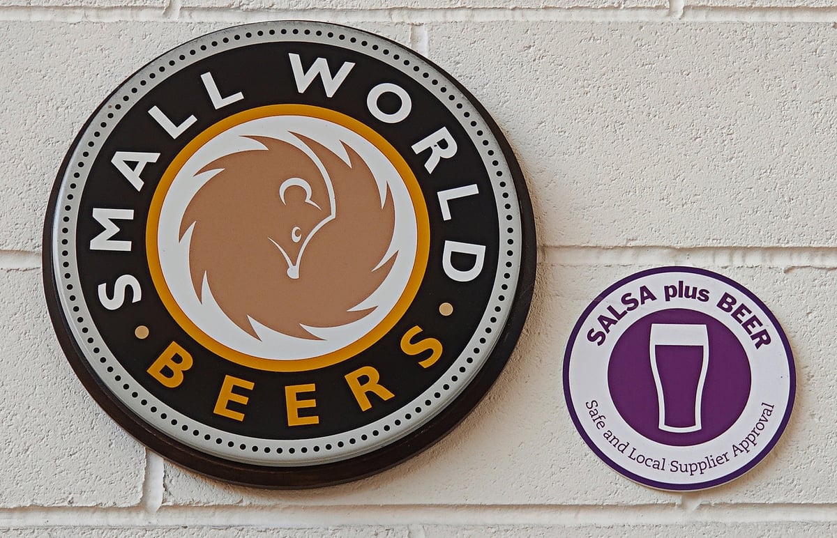Small World Beers brewery banner image