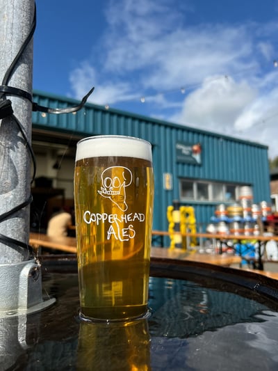 Copperhead Ales Brewery brewery logo