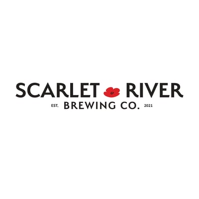 Scarlet River Brewing Co brewery logo