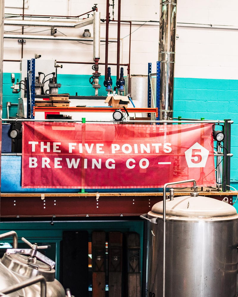 Five Points Brewing brewery banner image
